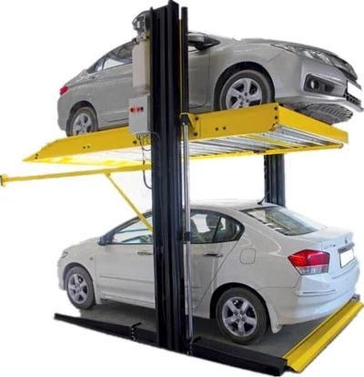 Lift Parkir Dua Tiang Berpenggerak Hidrolik