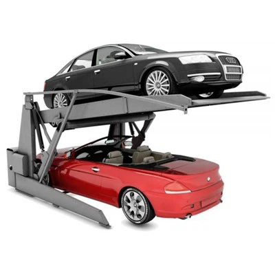 Lift Parkir Garasi Plafon Rendah Dua Lantai